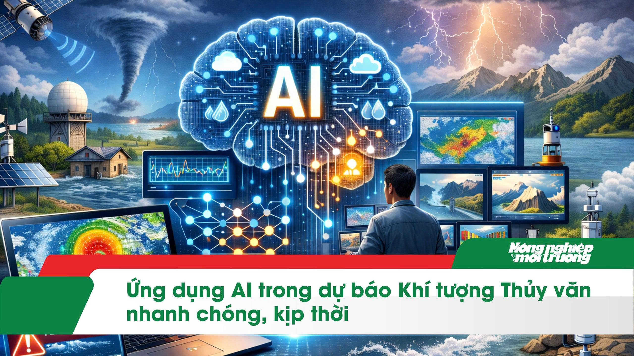 Ứng dụng AI trong dự báo Khí tượng Thủy văn nhanh chóng, kịp thời
